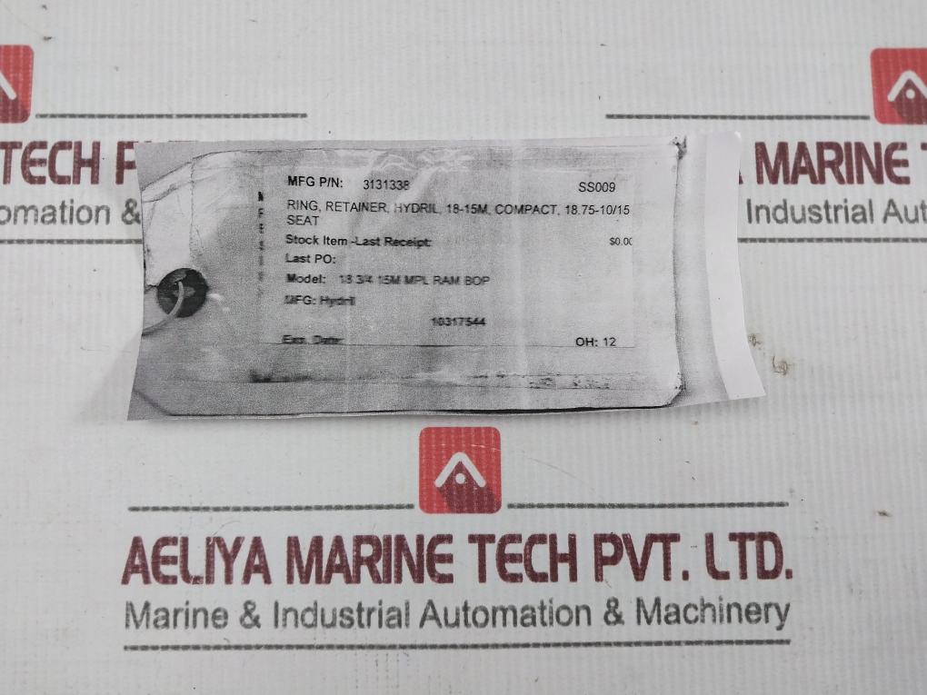 Hydril 3131338 Retainer Ring 10317544