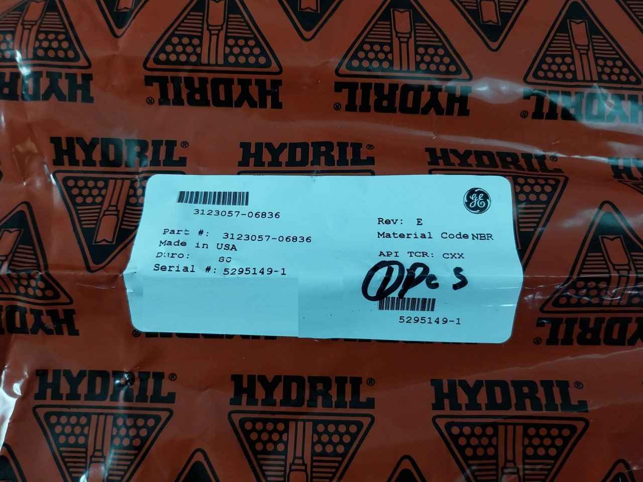 Hydril 3146462 Bop Seal Kit For Bonnet Carrier R-10 Rev: A1 Ddc0055391