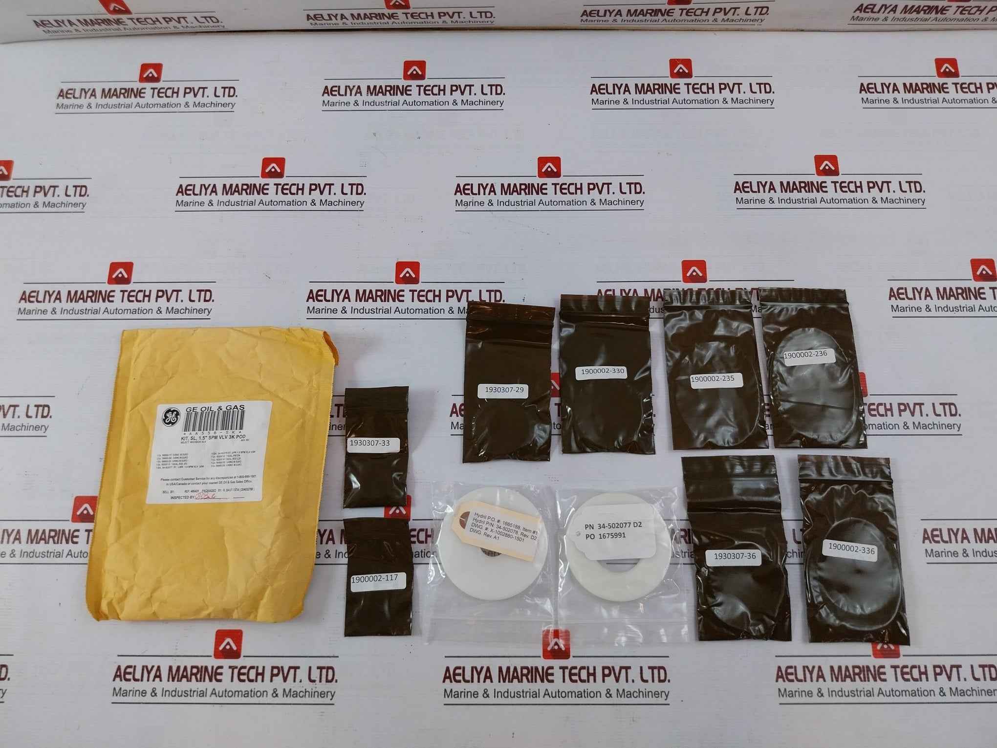 Hydril Aa558-sk Spm Valve Seal Kit Assy For 1.5" 3K Rev.C Rod .875
