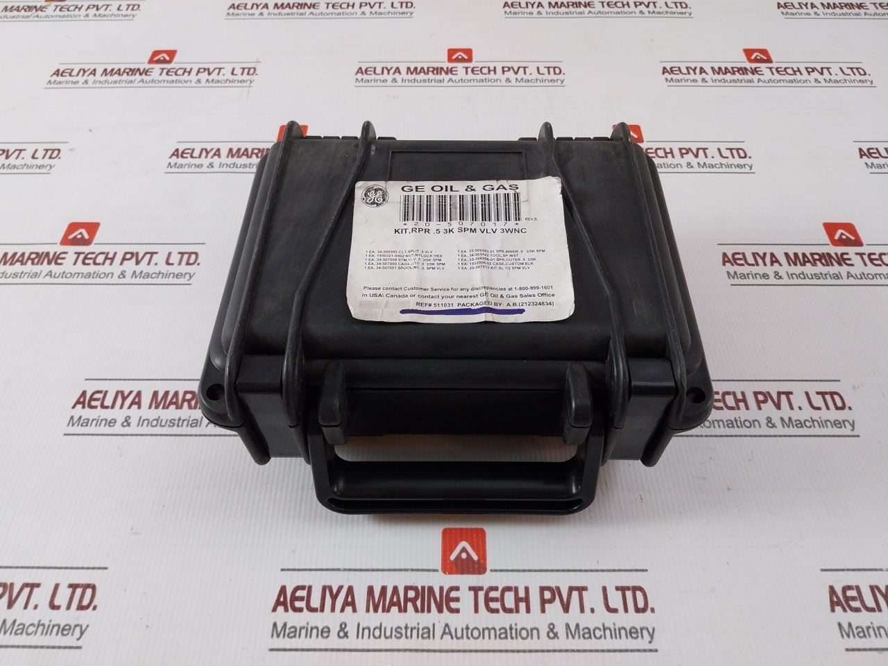 Hydril 20-507017 Gen-ii Mux External Repair Kit – 0.5" 3K Spm Valve Rev B