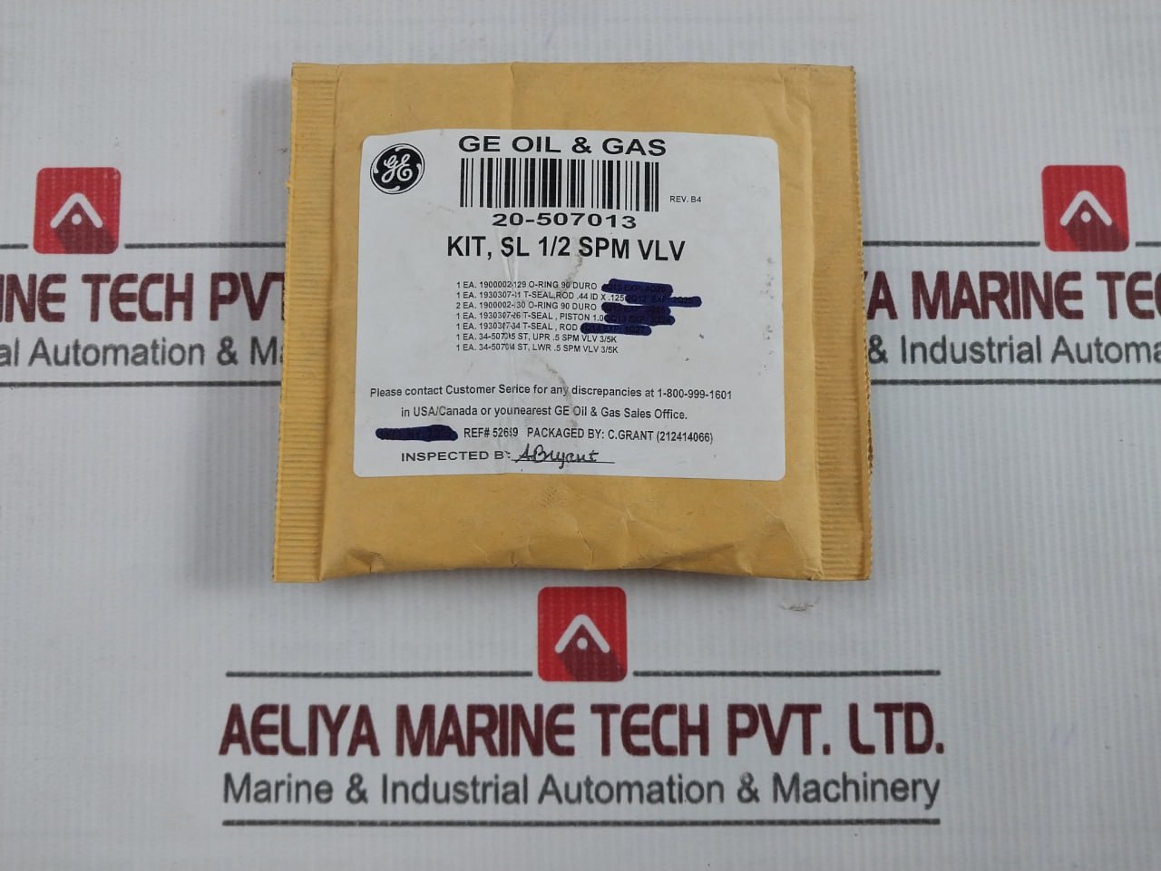 Hydril 20-507017 Repair Kit – 1/2" 3K Spm 3-way Nc Valve 35-506993-01-b