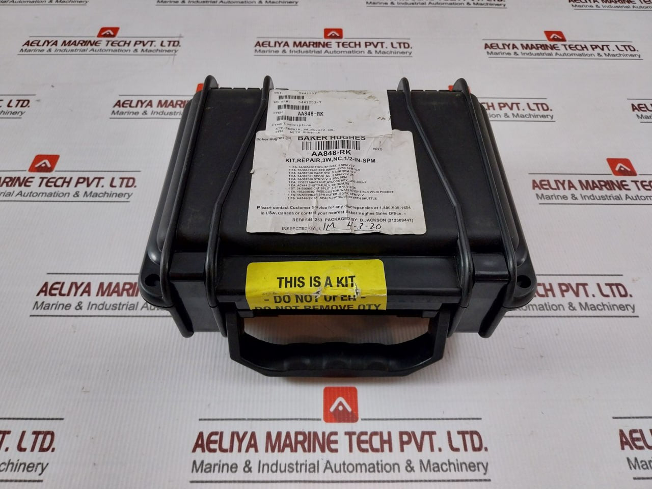 Hydril Aa848-rk Repair Kit Gen-ii Mux 3W Nc 1/2" Spm Valve W/ Shuttle Rev D