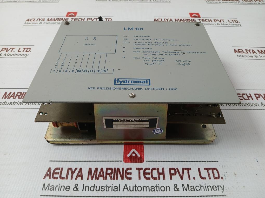 Hydromat-Measuring-Unit-3-9-Ohm-Bv877-01001-Lm-101-2