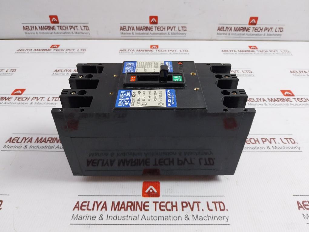 Hyundai-600-Vac-22Ka-Kla00Y-3-pole-Molded-Case-Circuit-Breaker-Hbh-203-209363-9