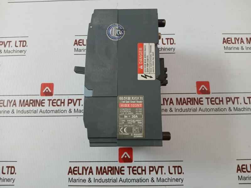 Hyundai 100Af 3P 50/60Hz Molded Case Circuit Breaker Hibx 103Nt