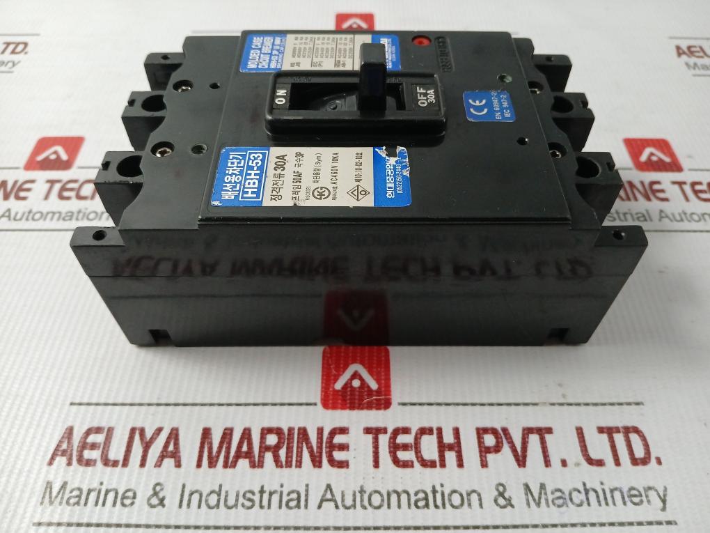 Hyundai 660V Molded Case Circuit Breaker Hbh-53