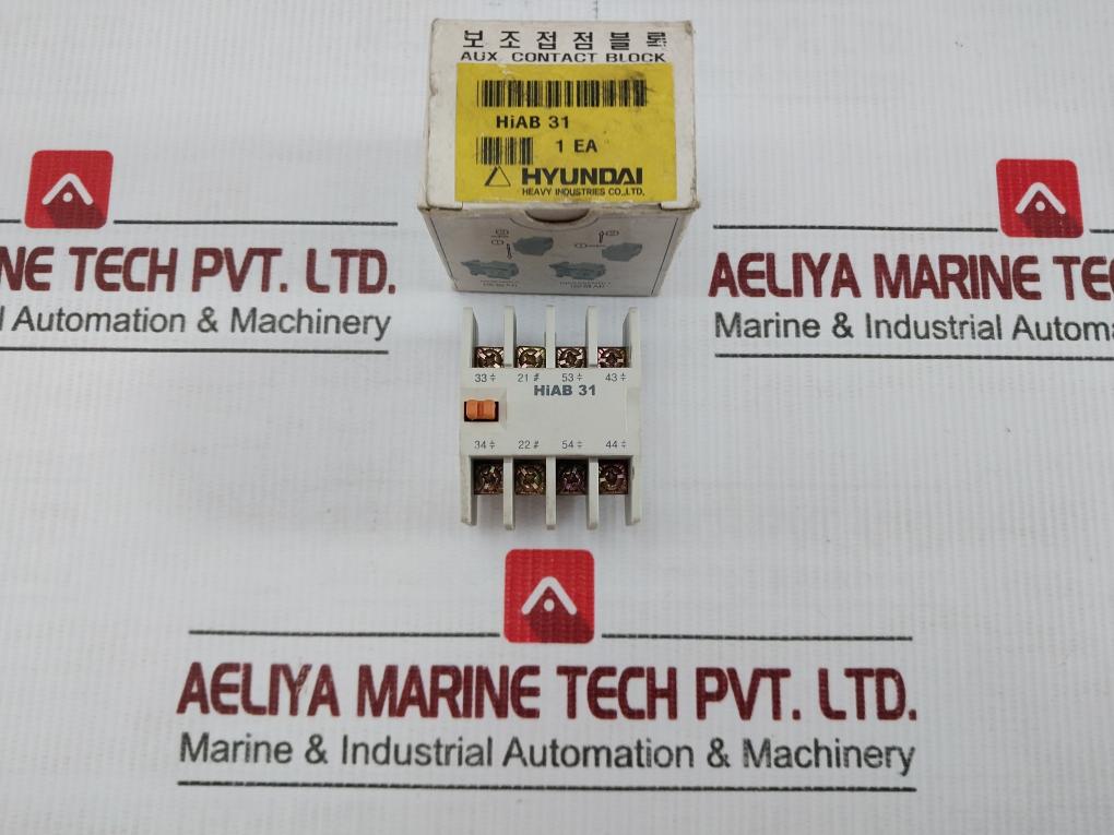 Hyundai 690V 16A Auxiliary Contact Block Hiab 31