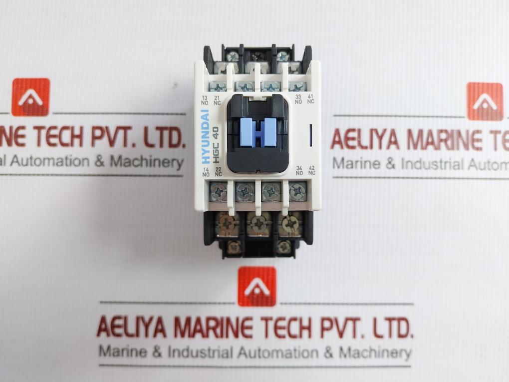 Hyundai Electric Ac Magnetic Contactor 200V 50/60Hz Part No Hgc40 22Ns