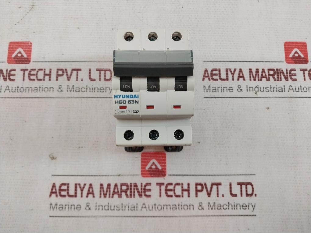 Hyundai Hgd 63N Miniature Circuit Breakers 6000/3 415V 50/60Hz