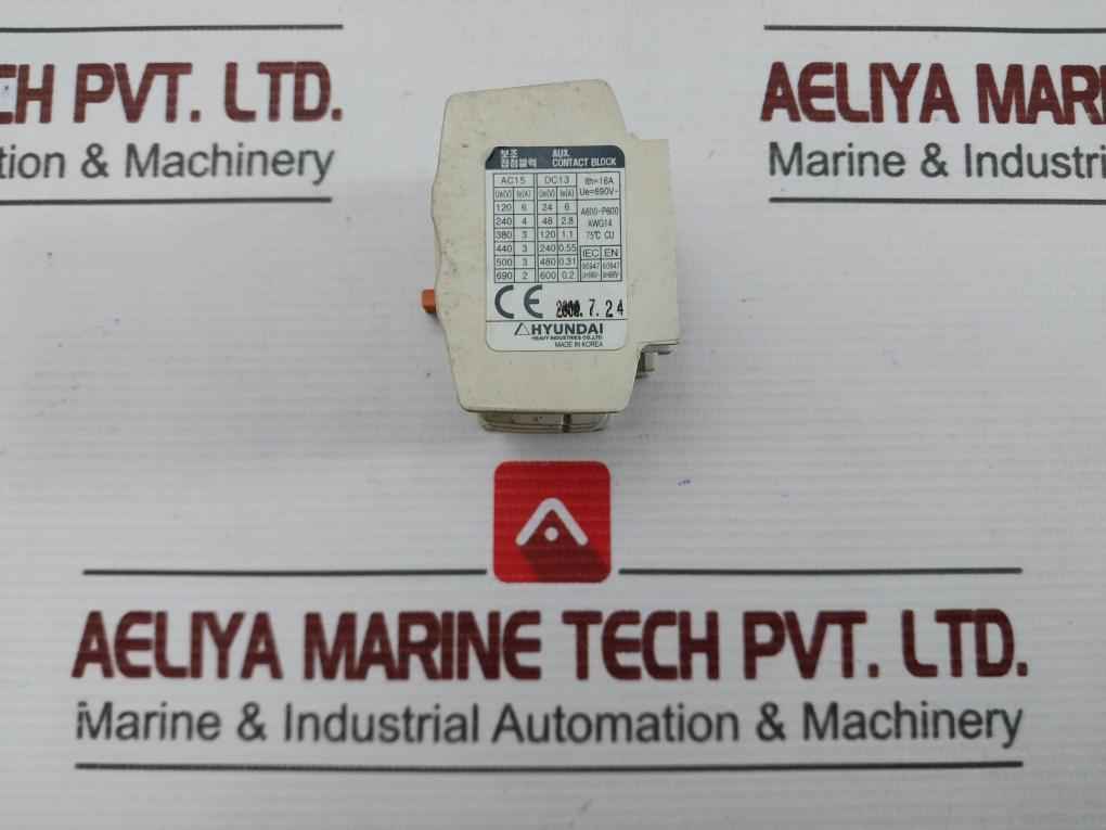 Hyundai Hiab 40 Auxiliary Contact Block