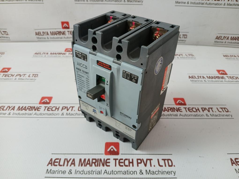 Hyundai Mccb-molded Case Circuit Breaker Ac200-230V 50/60Hz Hibx 103Nt