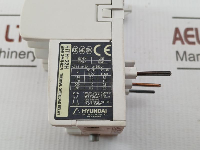 Thermal Overload Relay Hith-22H Hyundai 690V