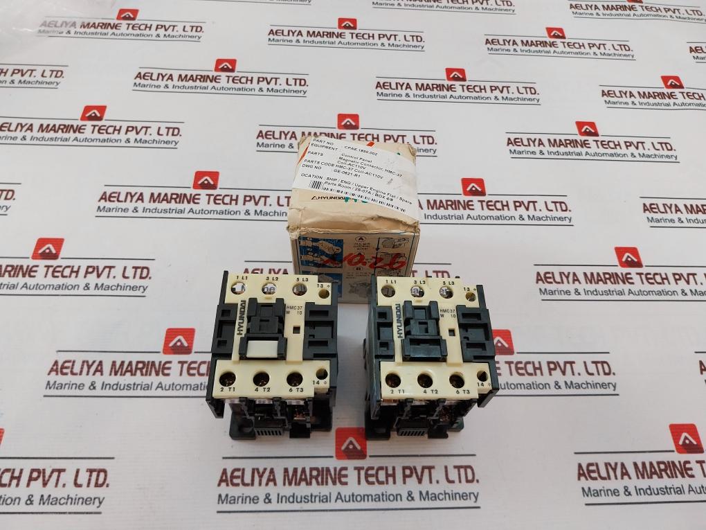 Hyundai Hmc 37 Magnetic Contactor Ksc4504.Ac3-0-0