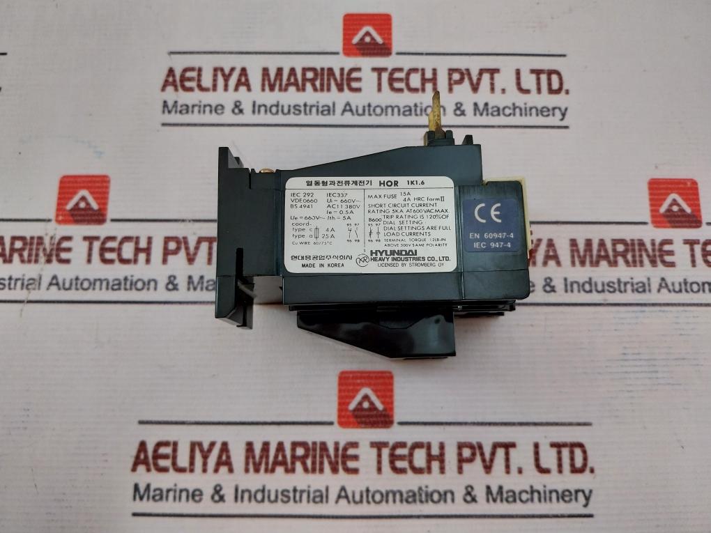 Hyundai Hor 1K 1.6 Thetmal Overload Relay