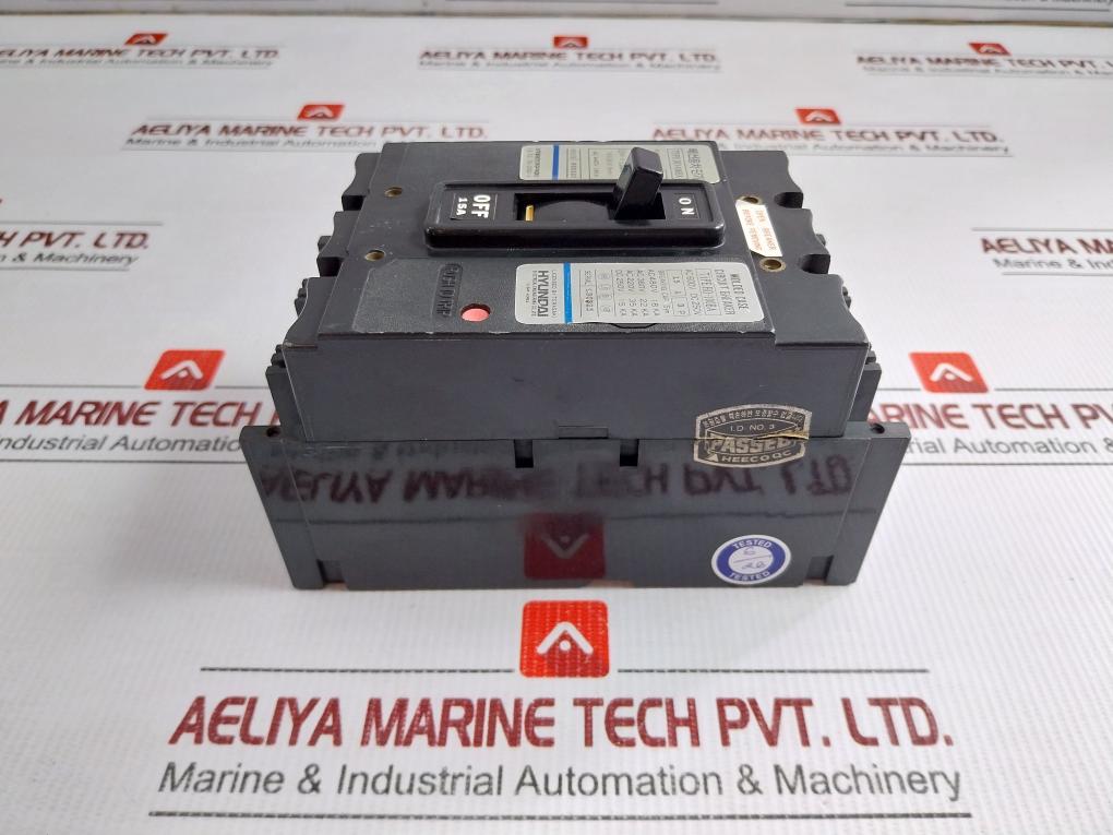 Hyundai Molded Case Circuit Breaker 15A Ho-100Ba