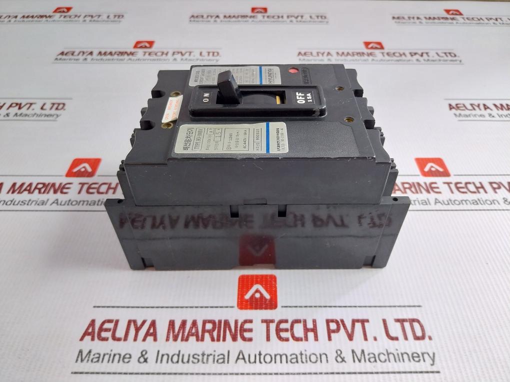 Hyundai Molded Case Circuit Breaker 15A Ho-100Ba