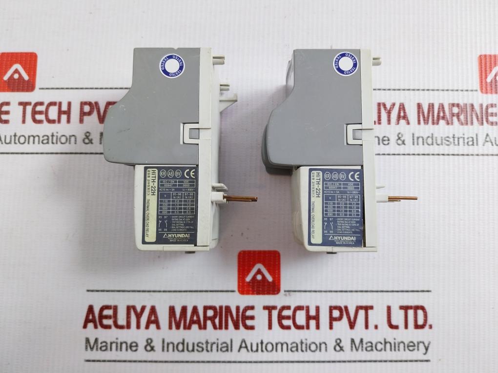 Hyundai Thermal Overload Relay 690V 5A Hith-22H
