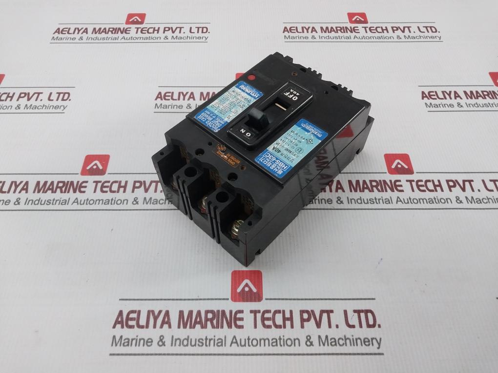 Hyundai Hbs-63c 3 Pole Molded Case Circuit Breaker 660v 40a