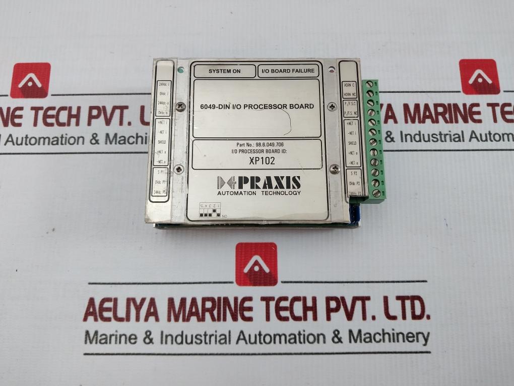 I/O Processor Module 24Vdc Praxis Automation 98.6.049.706