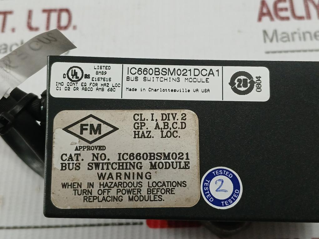 Ic660Bsm021Dca1-Bus-Switching-Module-24-48Vdc-Ge-Fanuc-208068-8
