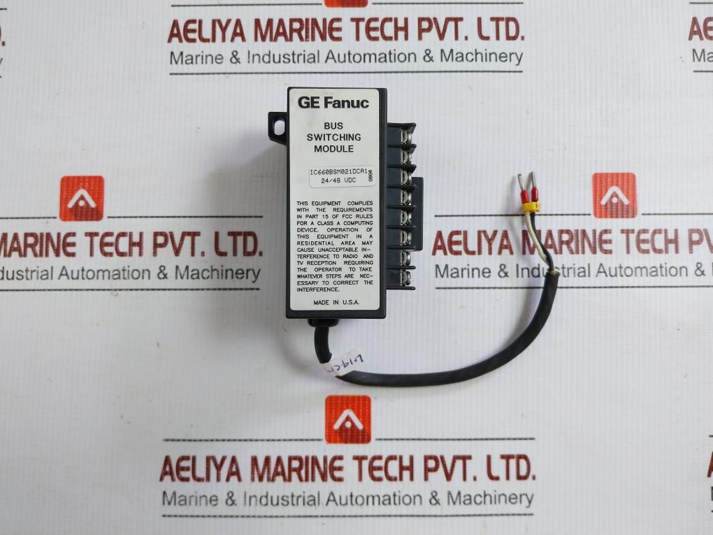 Ic660bsm021dca1-Bus-Switching-Module-24-48vdc-44a729687-002-By-Ge-Fanuc-Length-19cm-1