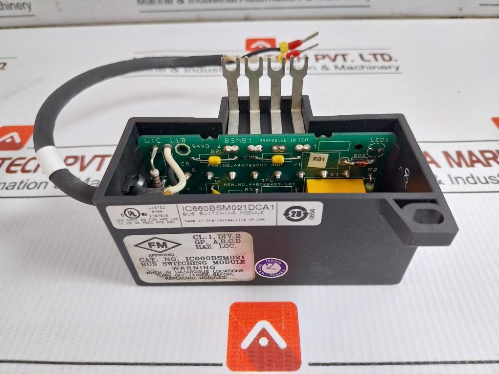 Ic660bsm021dca1-Bus-Switching-Module-24-48vdc-44a729687-002-By-Ge-Fanuc-Length-19cm-7