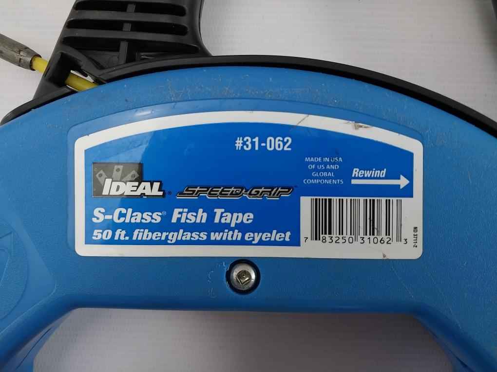 Ideal 31-062 S-class Fiberglass Fish Tape With Eyelet