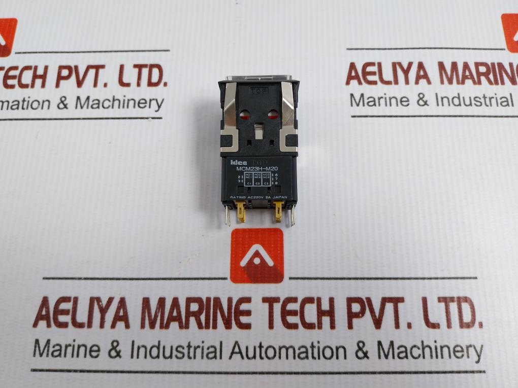 Idec-220-Vac-2A-Micro-Command-Push-Button-Mcm23H-m20-209309-7
