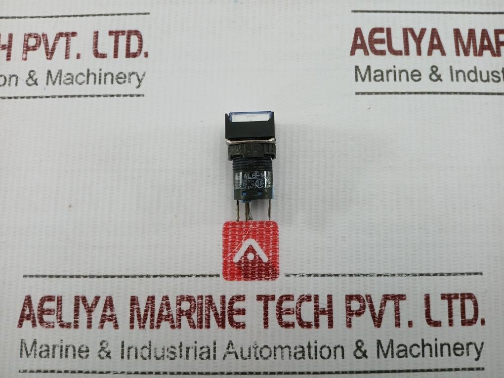 Idec-Ac250V-0-5A-Illuminated-Push-Button-Switch-Al6-m-Lot-Of-2X-209237-2