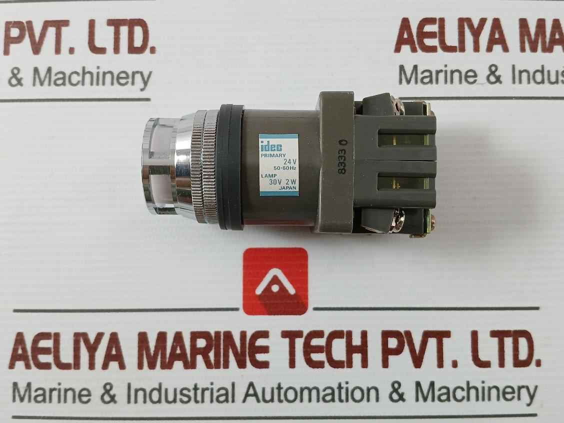 Idec Alne3F311-w Push Button With Lamp (Full Guard) 50-60Hz