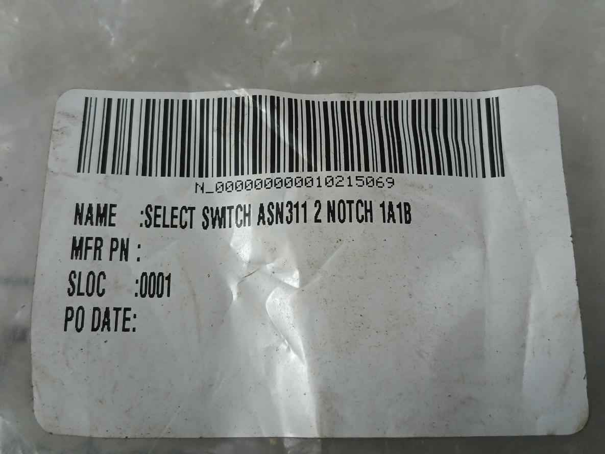 Idec Asn311 Selector Switch