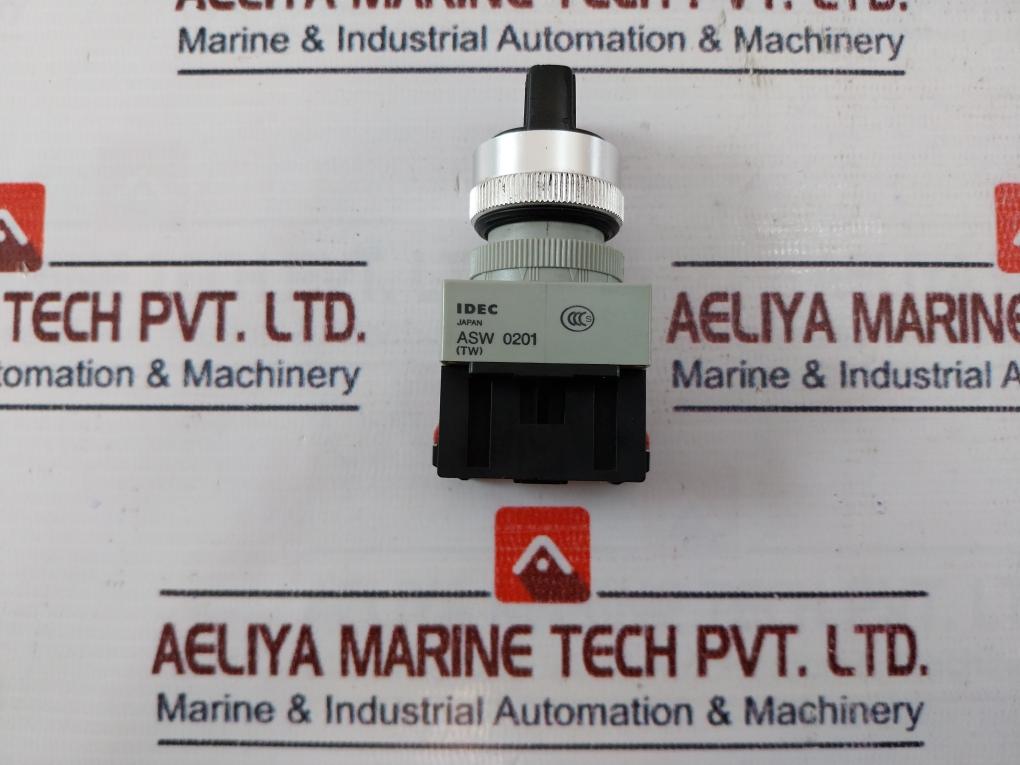 Idec Asw 0201/ Hw-g01 Selector Switch With Contact Block A600
