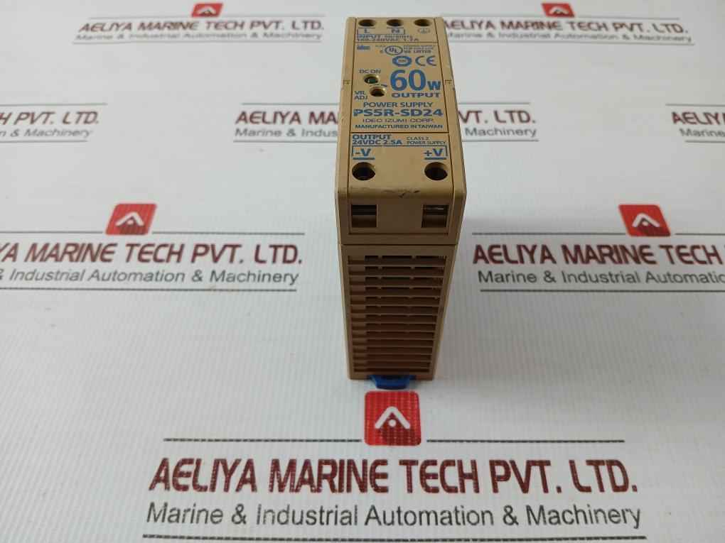 Idec Izumi Power Supply Switching Input: 100-240Vac 1.7A Ps5R-sd24