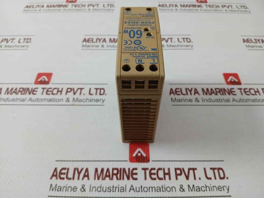 Idec Izumi Power Supply Switching Input: 100-240Vac 1.7A Ps5R-sd24