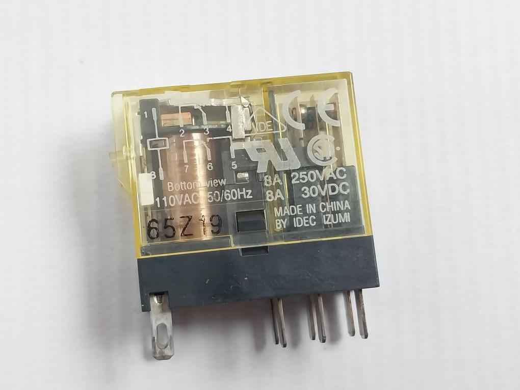 Idec Rj2S-clr-a110 General Purpose Relay 250V 8A
