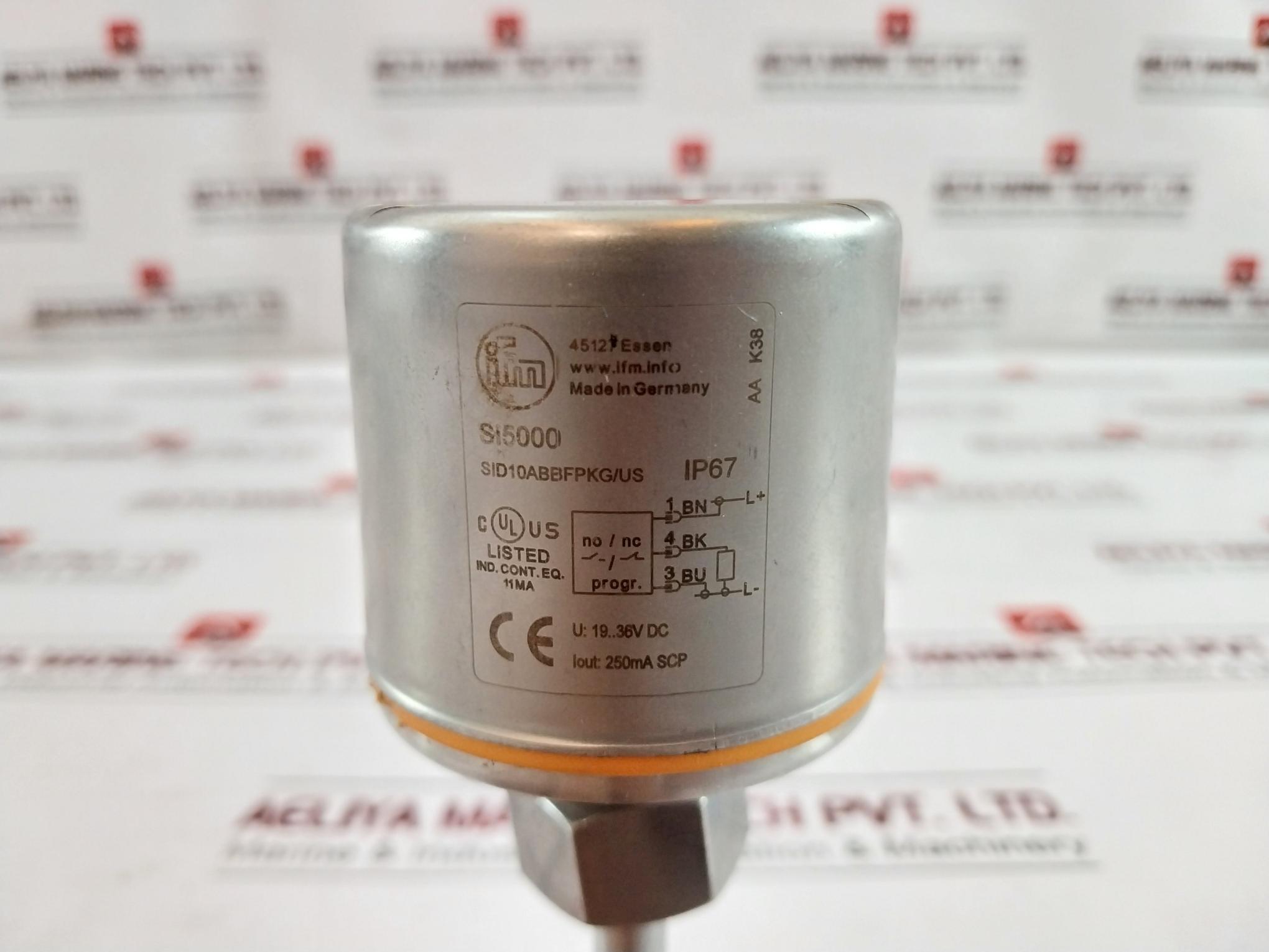 Ifm Si5000 Scale Display Flow Monitor 19-36 Vdc 250 Ma Scp 0–9 Ip67