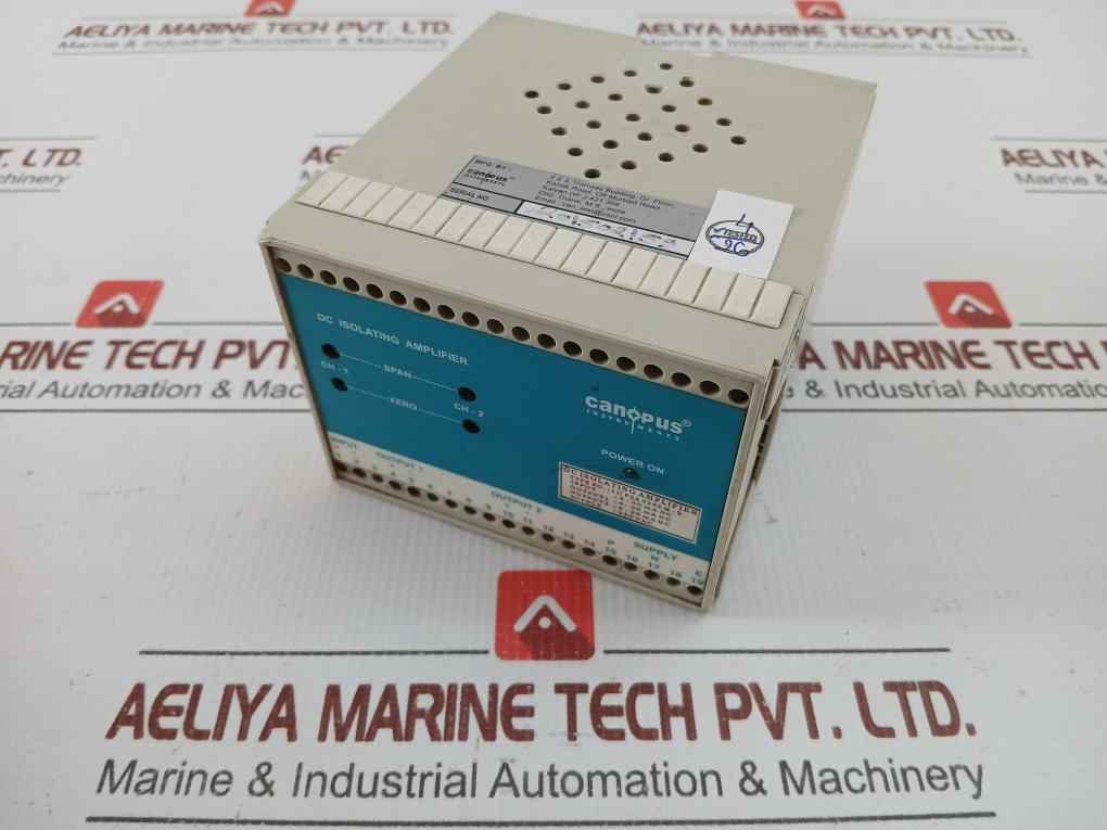 Iii F2A 4242 M-2 Dc Isolating Amplifier Canopus Instruments Input 4-20 Madc