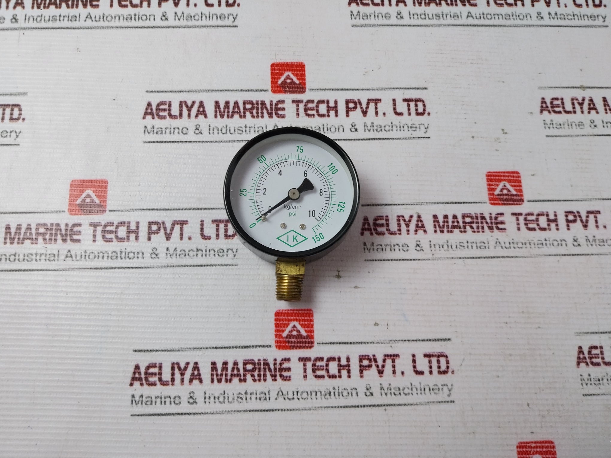 Ik Instruments 0-10 Kg/Cm2 Pressure Gauge