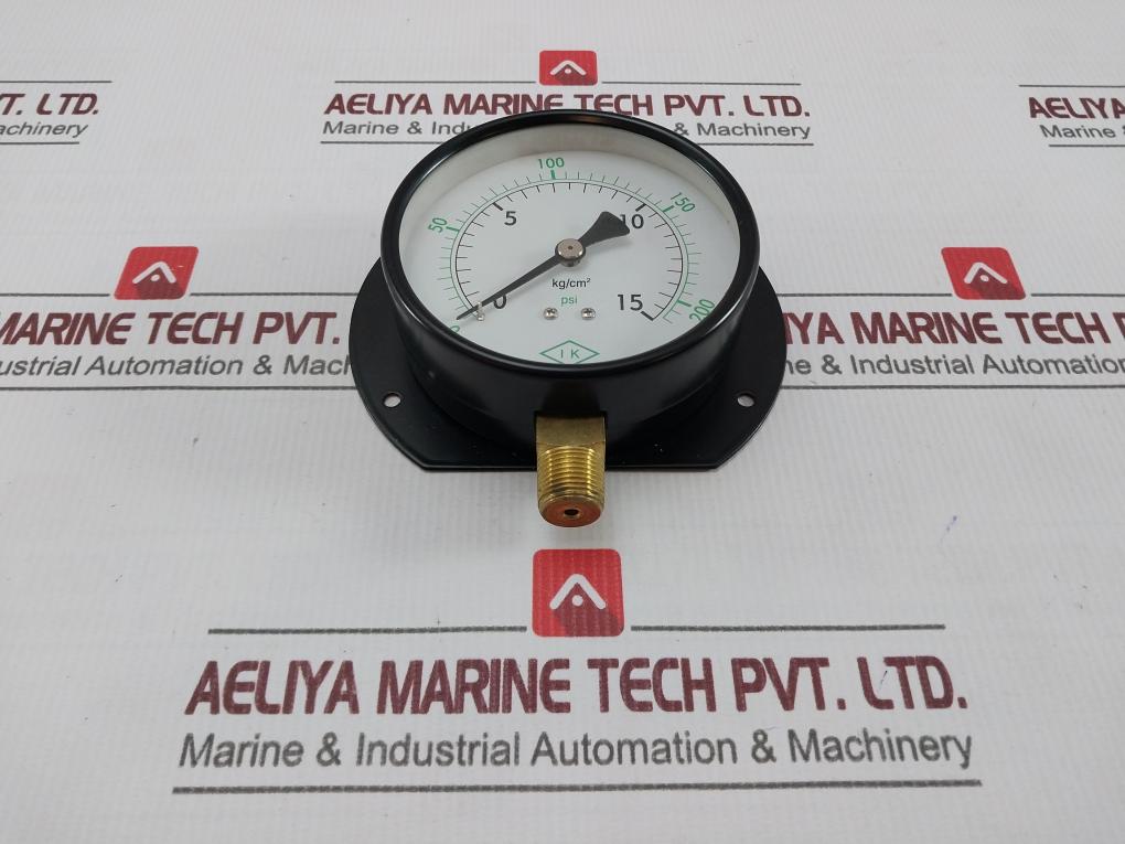 Ik Instruments 100-p-b 1303 Pressure & Temperature Gauge 0-200 Psi