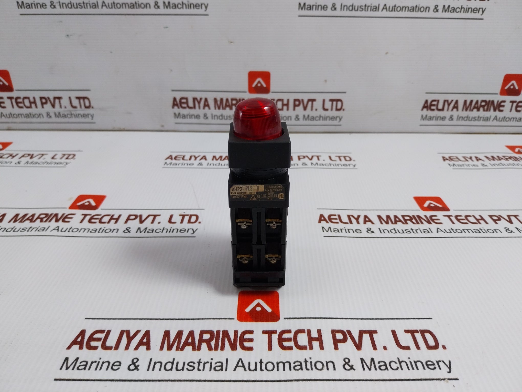 Illuminated-Push-Button-Switch-By-Fuji-Electric-100-110v-50-60hz-Ah22-Pl2-H-5