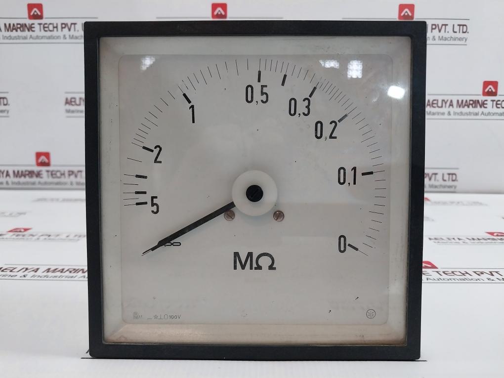 Ime ∞ -5 To 0 MΩ Analog Megaohmmeter 100V