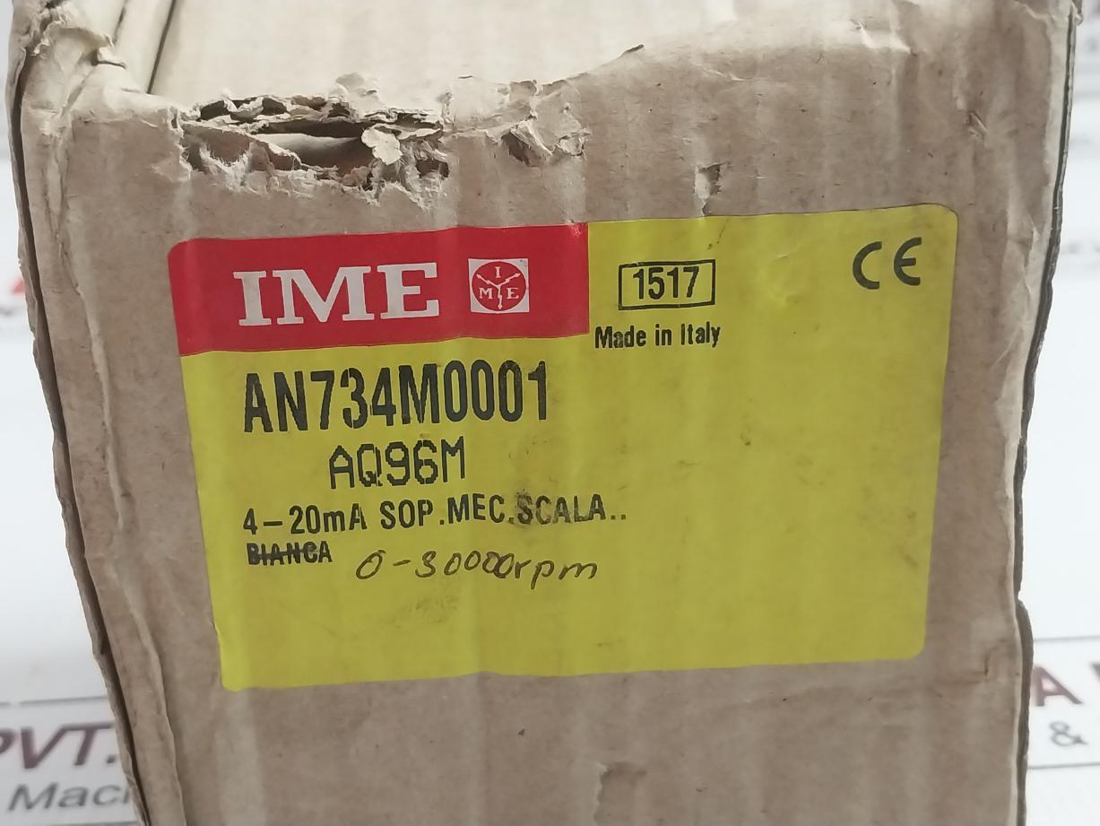Ime An734M0001 Direct Current (Dc) Indicator 0-30000Rpm 4-20Ma
