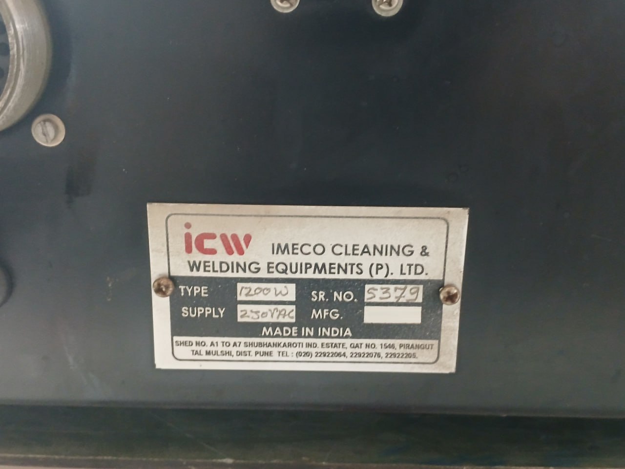 Imeco 1200W Preciseweld Welding Controller Machine 250Vac