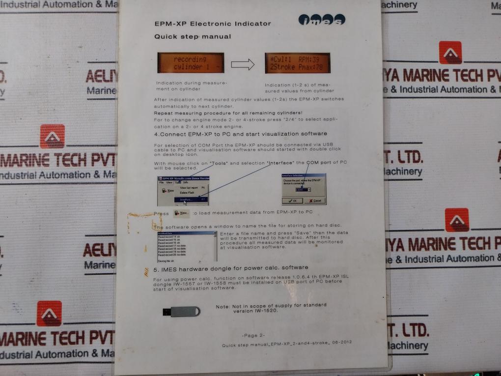 Imes Epm-xp Pressure Indicator Kit Cd-r 52X