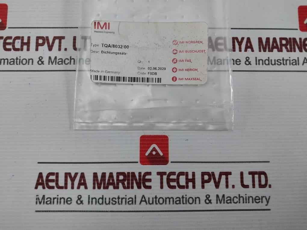 Imi Norgren Tqa/8032/00 Seal Kit For Air Cylinder Repair