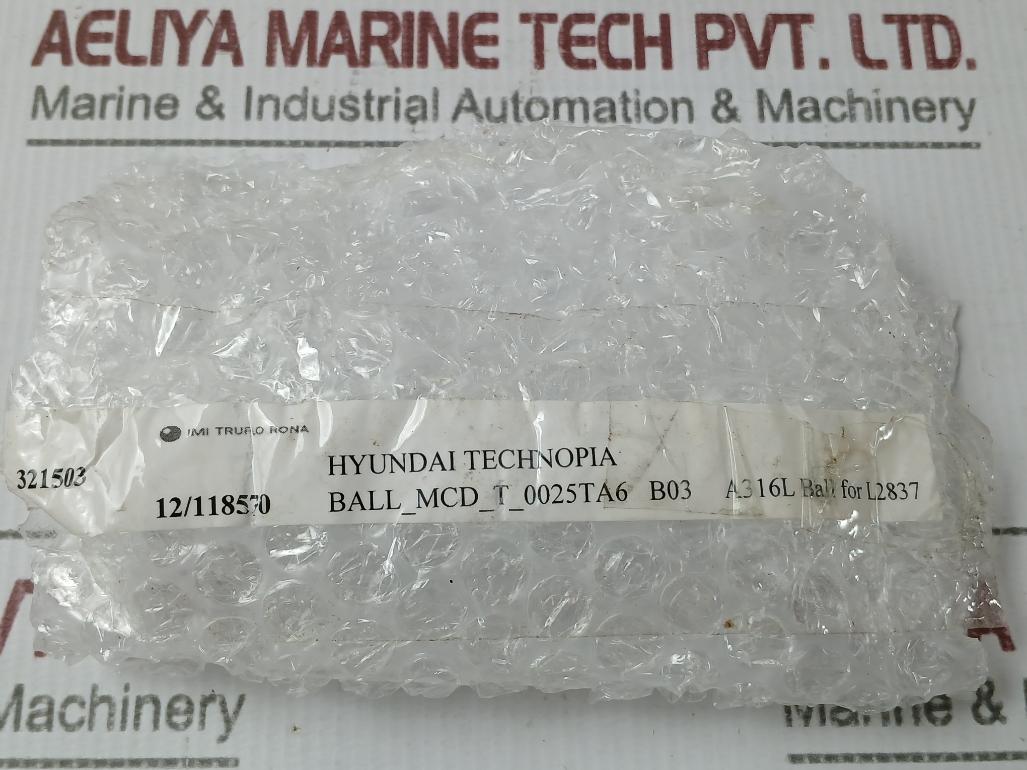 Imi 772113 Stainless Steel Ball Valve A316L L2835 1/2