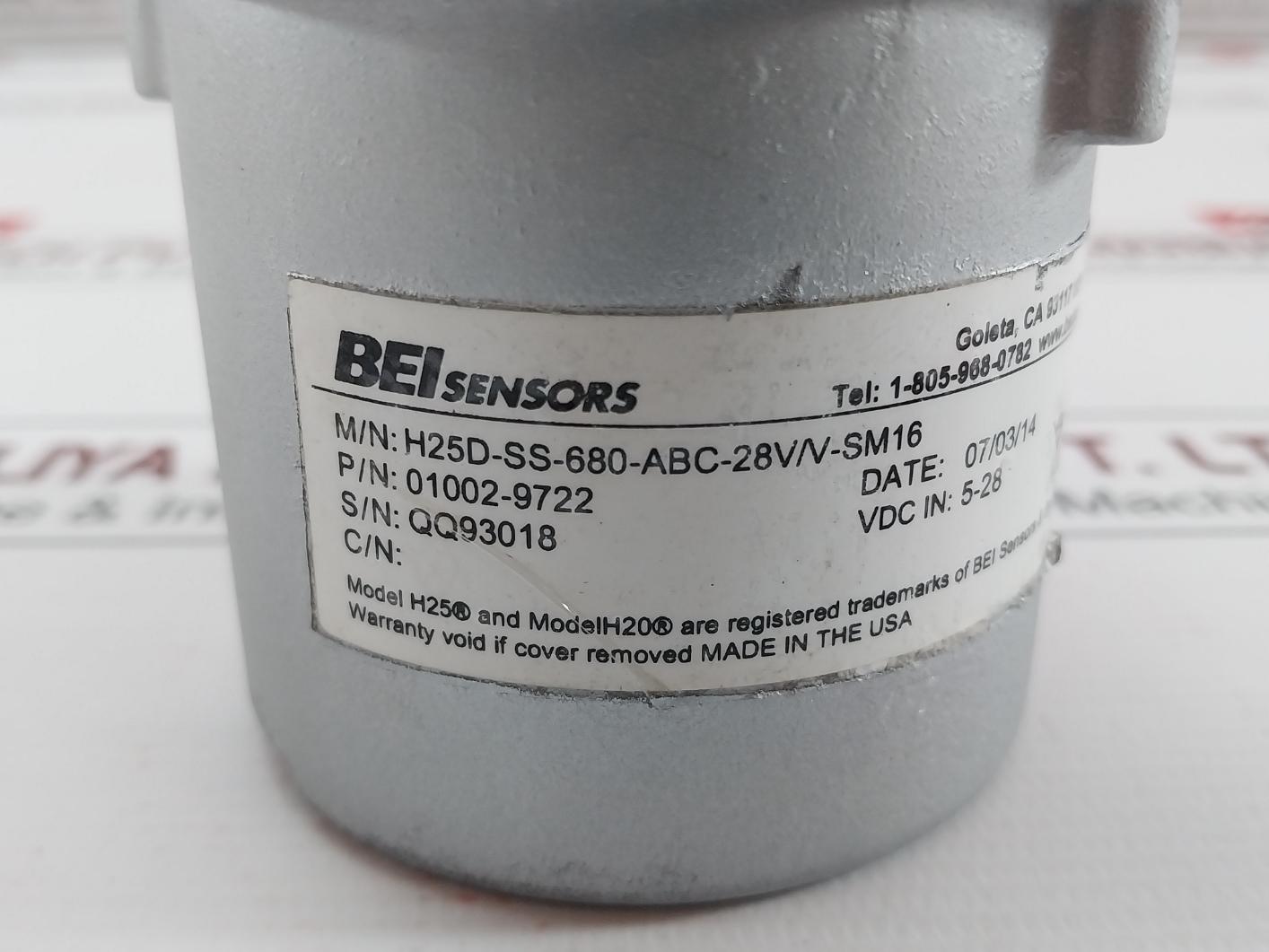Incremental Optical Encoder Bei Sensors H25D-ss-680-abc-28V/V-sm16 H25