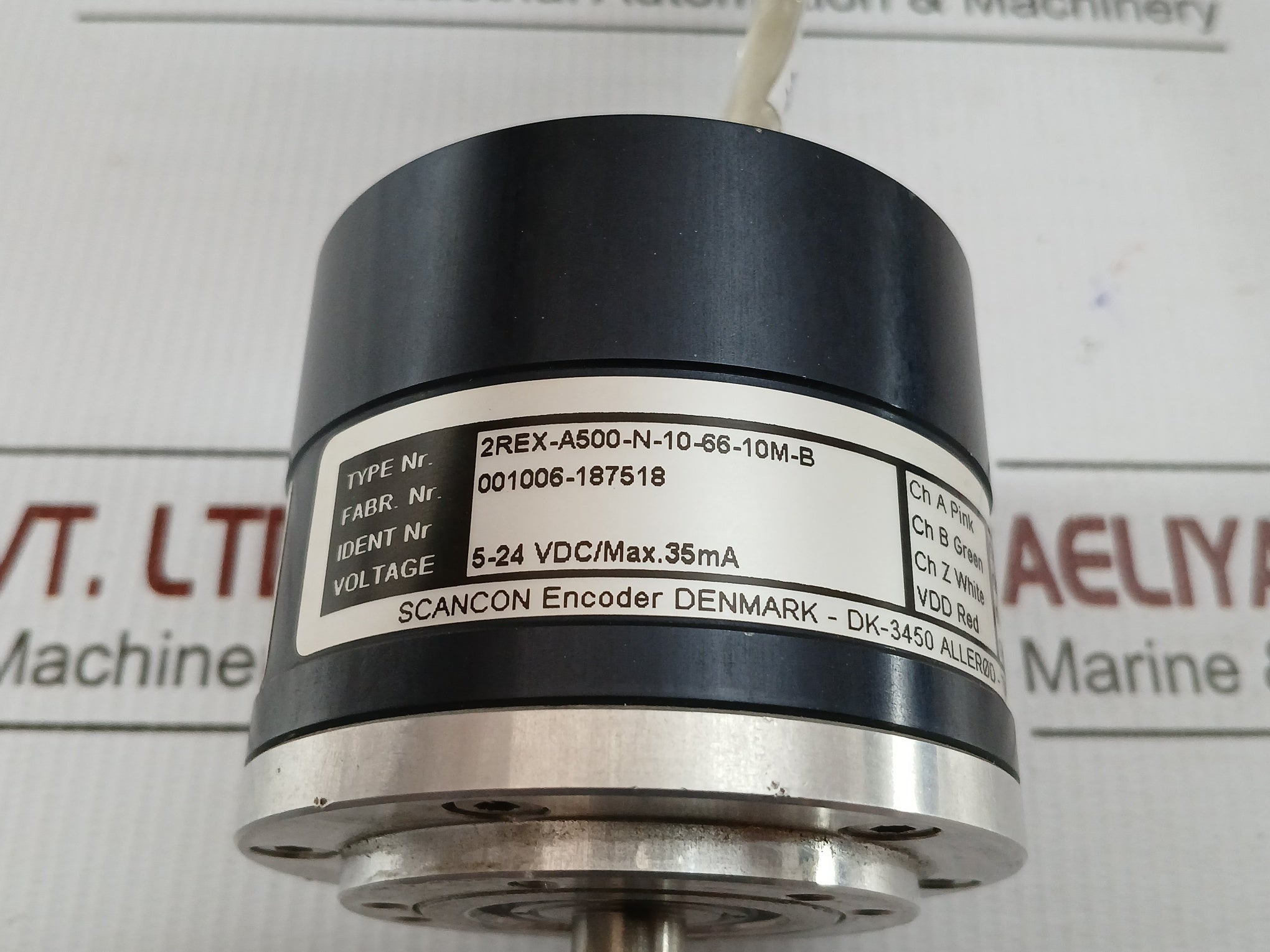 Incremental Rotary Encoder 10M Scancon 2Rex-a500-n-10-66-10M-b