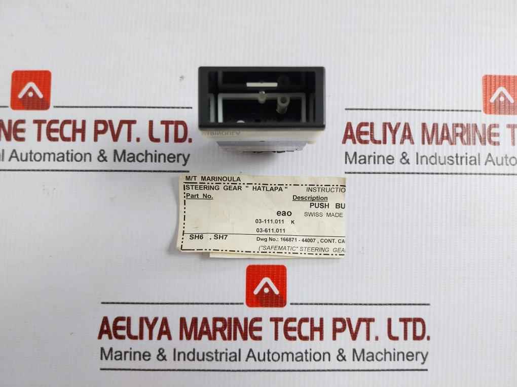 Industrial Pushbutton 250Vac/10A Part No 03-111.011 Eao