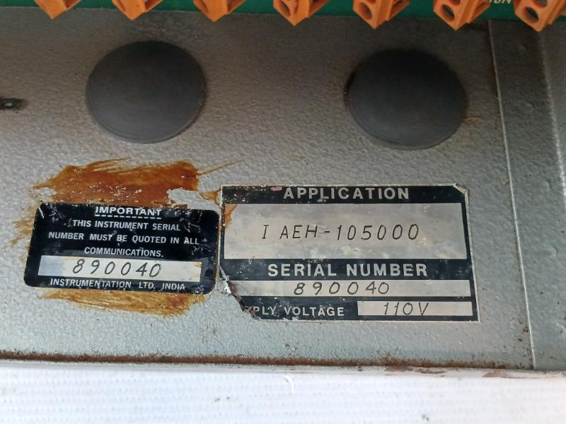 Instrumentation 302733/3 Rack?Style Marine Control Alarm/Monitoring System
